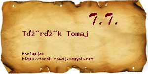 Török Tomaj névjegykártya